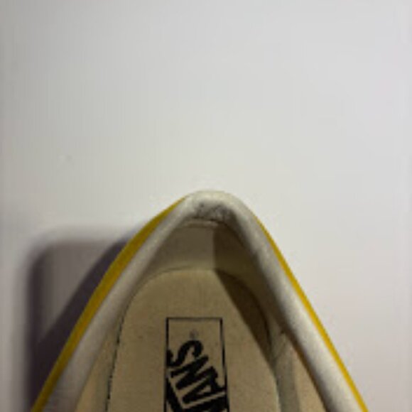 Vans OTW Rally Classic Slip On Sneakers Blue Gray Yellow Red Checkerboard - 9.5 - Picture 10 of 10